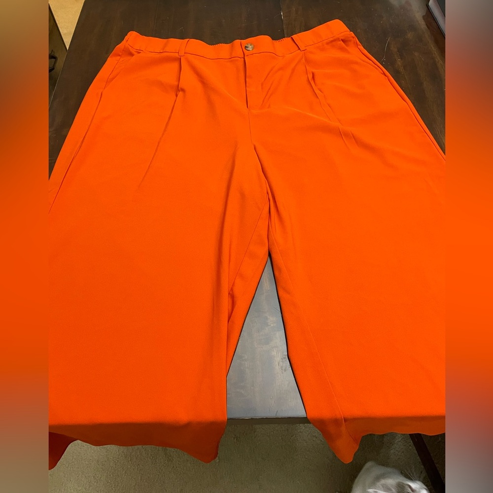 torrid Bright Orange Cropped Pants